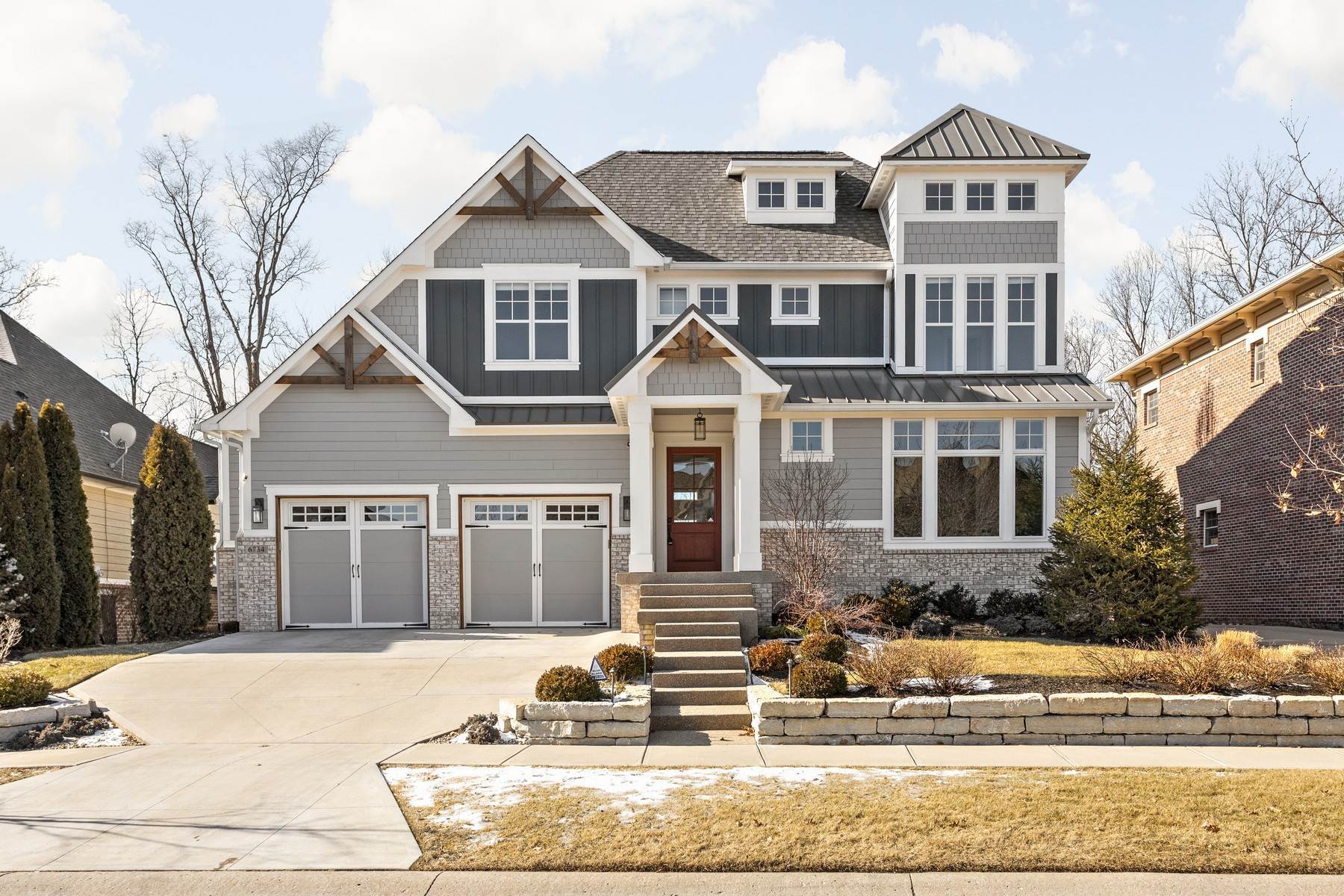 Single Family Homes for Sale at Gorgeous Custom Build 6734 West Stonegate Drive Zionsville, Indiana 46077 United States